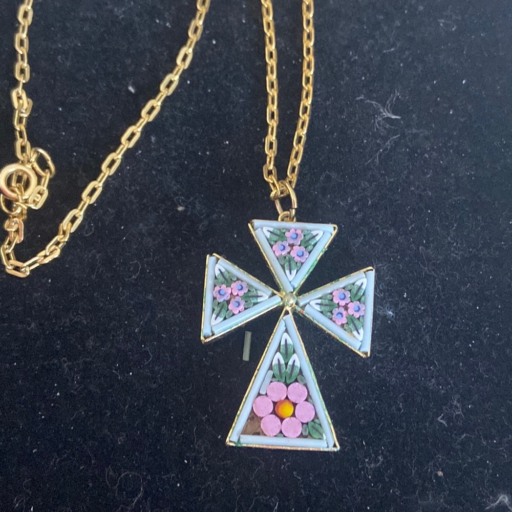 Cross necklace from Italy